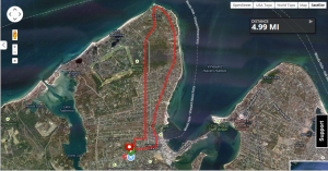 Murdicks Run the Chop Challenge race route - map